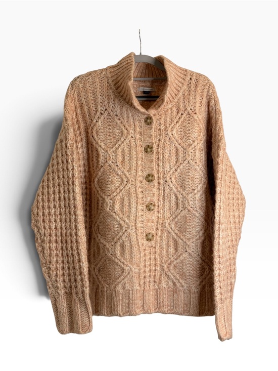 American Eagle Outfitters Sweaters - Chunky Cable Knit Button-Front Sweater